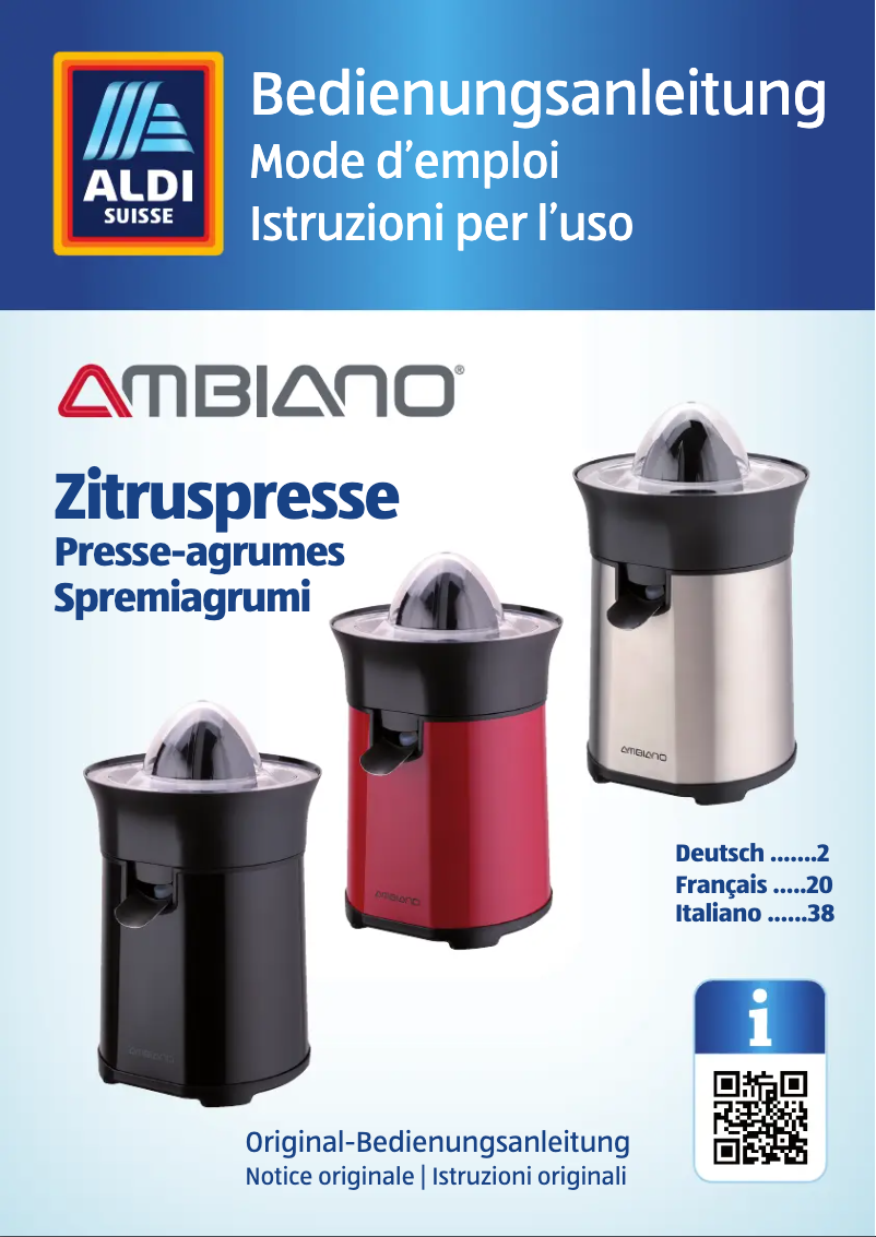 Image de la première page du manuel de l'appareil GT-CJ-02-US