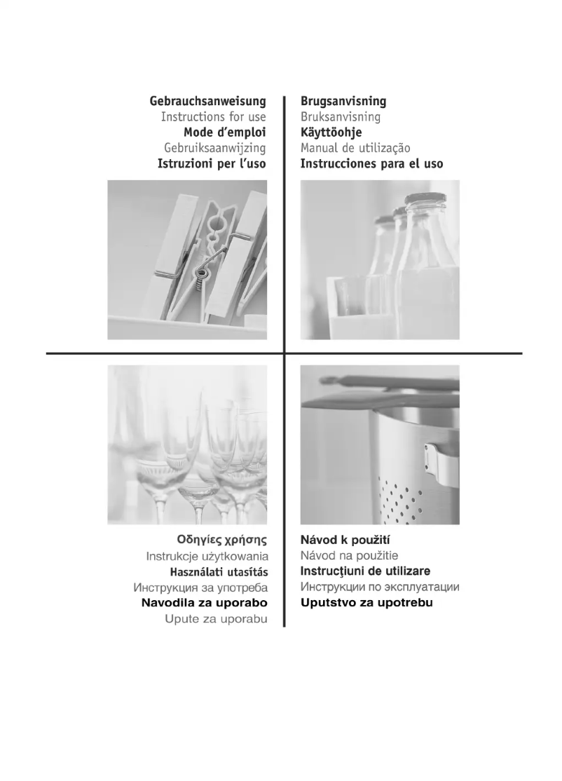 Page n°1 - Manuel utilisateur Bauknecht TRWP 8680