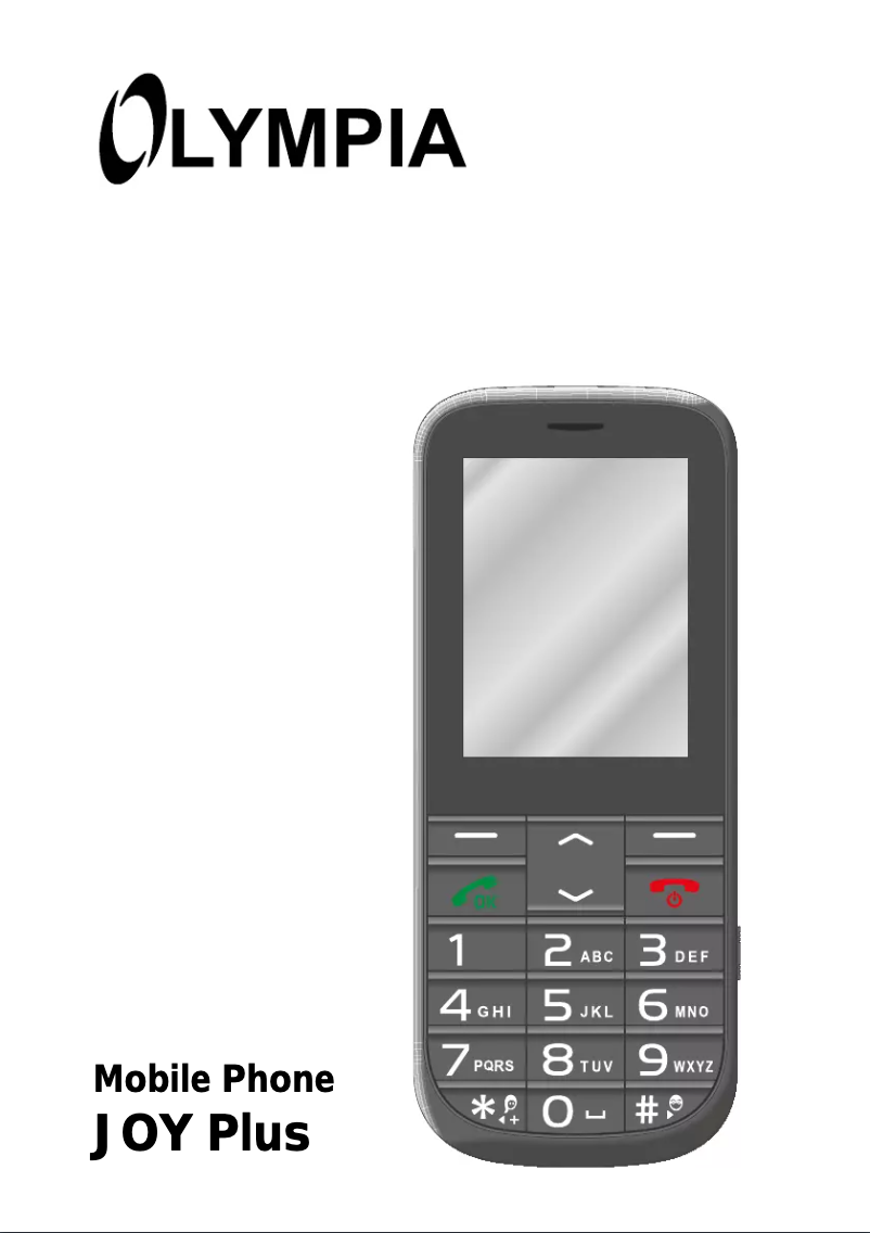 Page 1 de la notice Manuel utilisateur Olympia Joy Plus