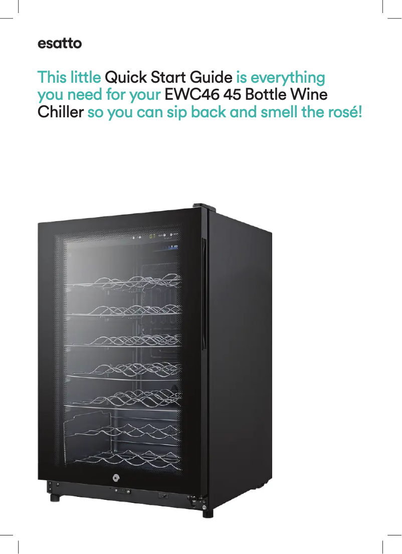 Page 1 de la notice Guide de démarrage rapide Esatto EWC46