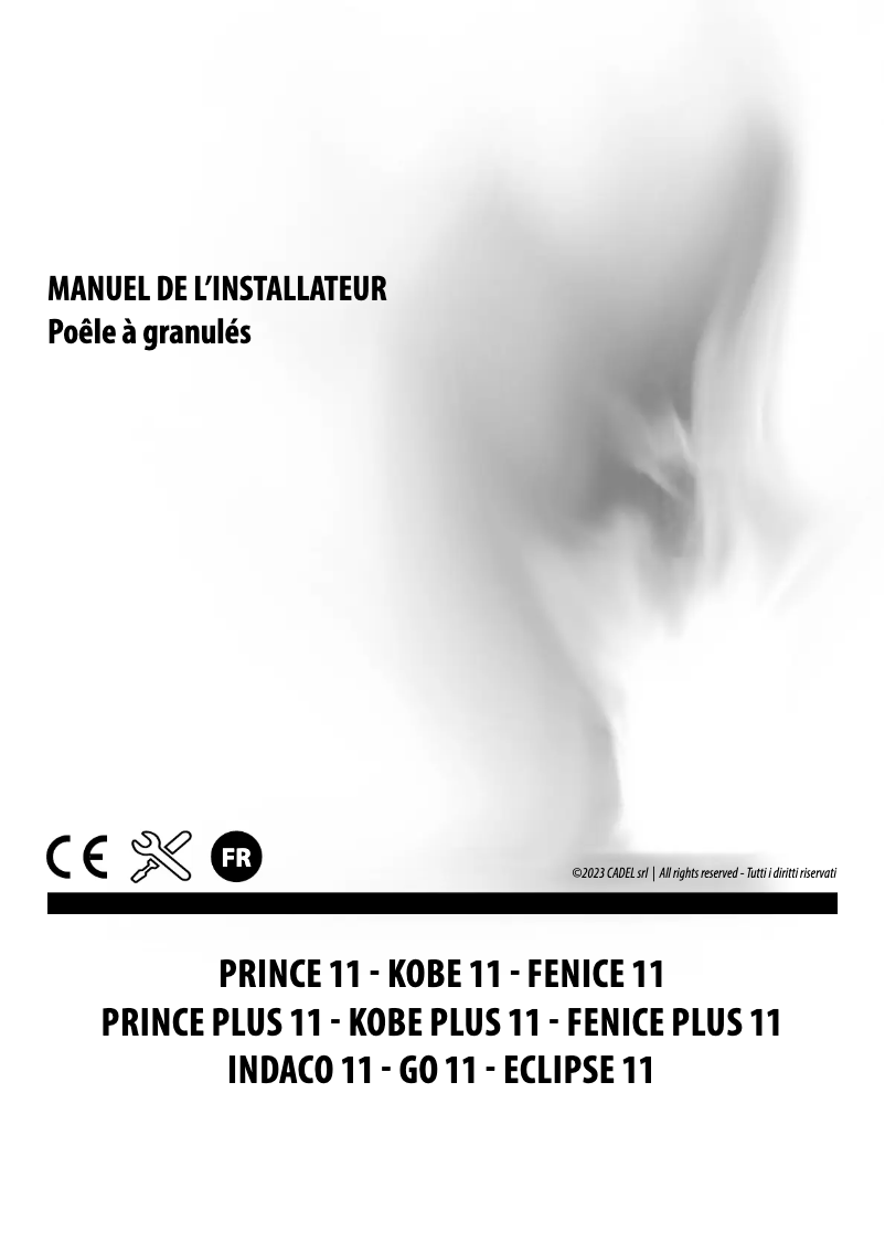 Page 1 de la notice Guide d'installation Cadel Prince Plus 11