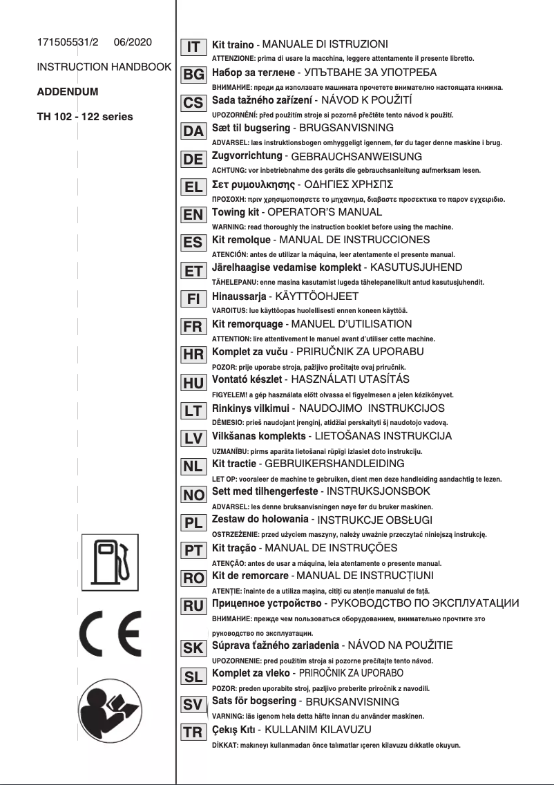 Image de la première page du manuel de l'appareil Estate Pro 9122 XWSY