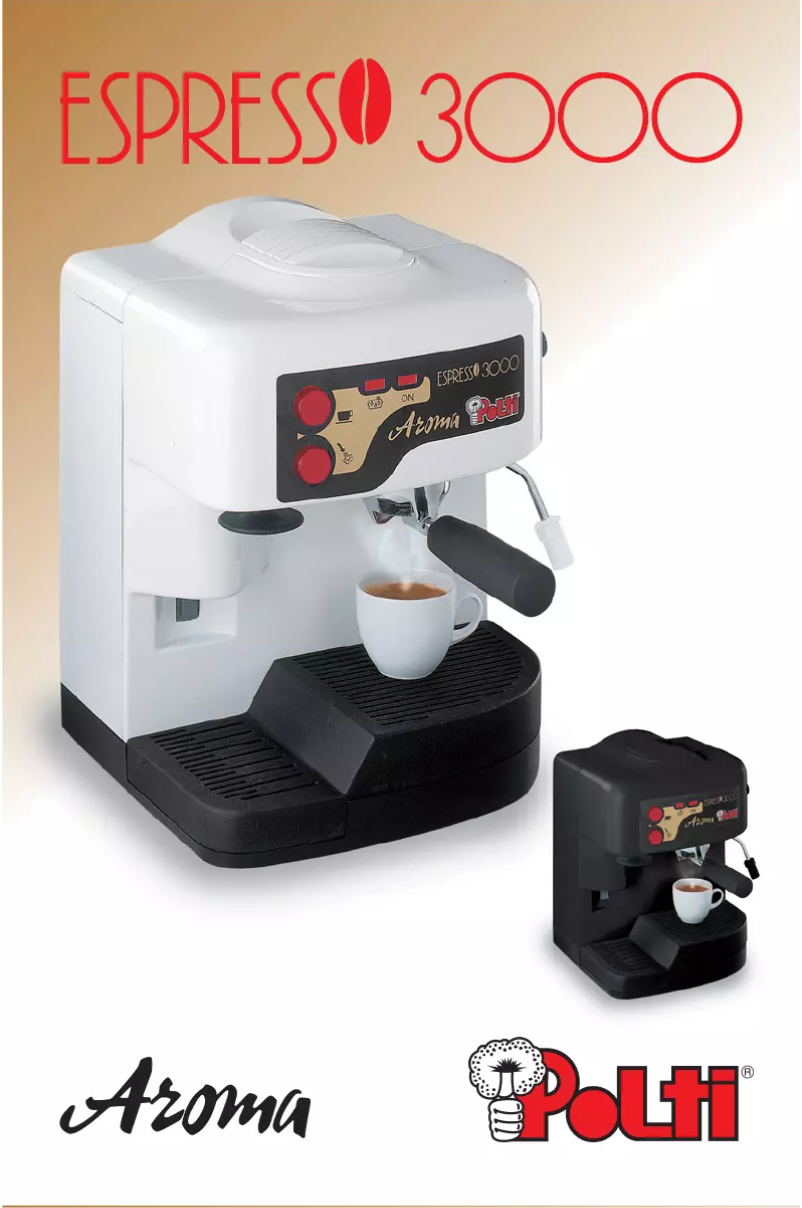 Página 1 del manual Manual de usuario Polti Espresso 3000