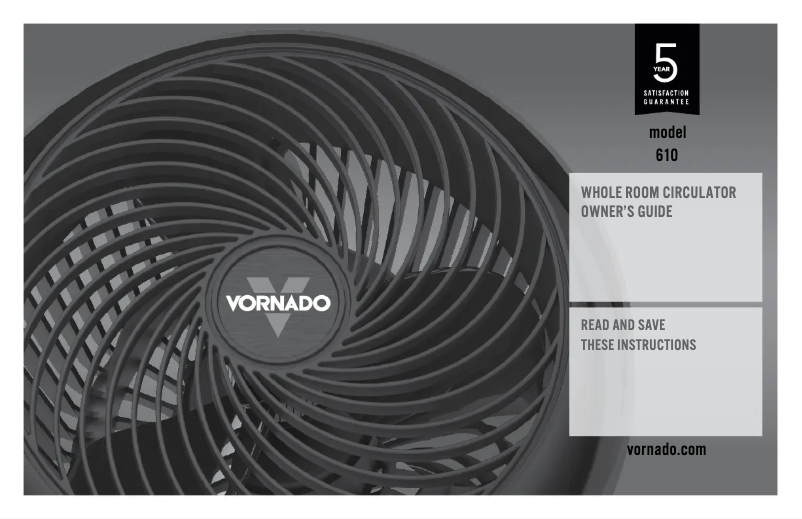 Imagen de la primera página del manual del dispositivo 610