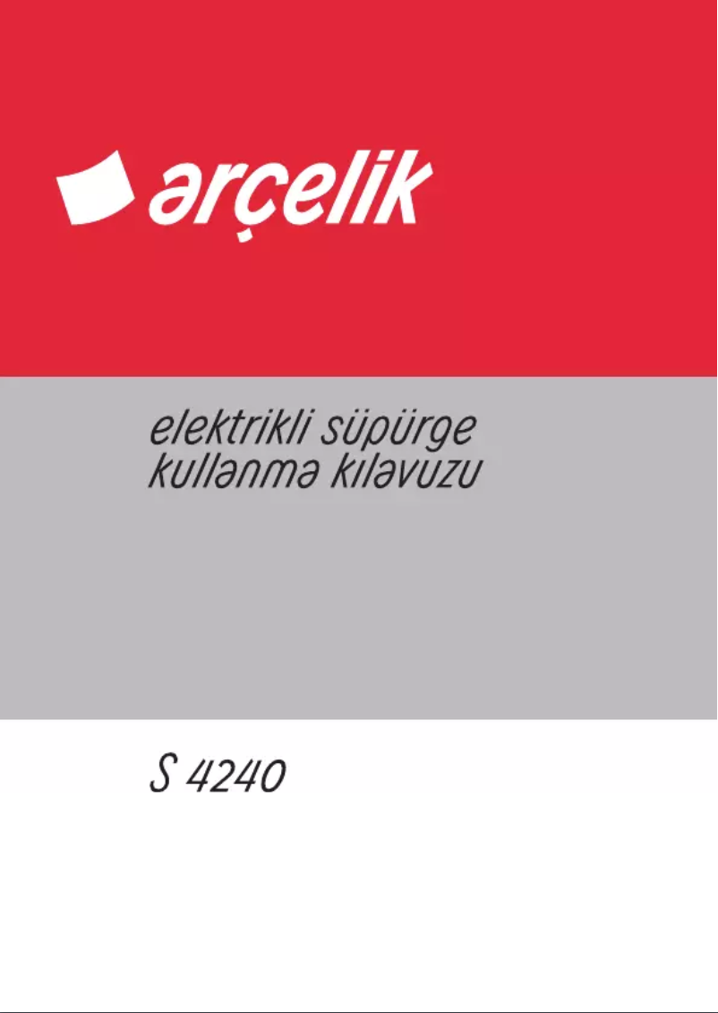 Image de la première page du manuel de l'appareil S 4240