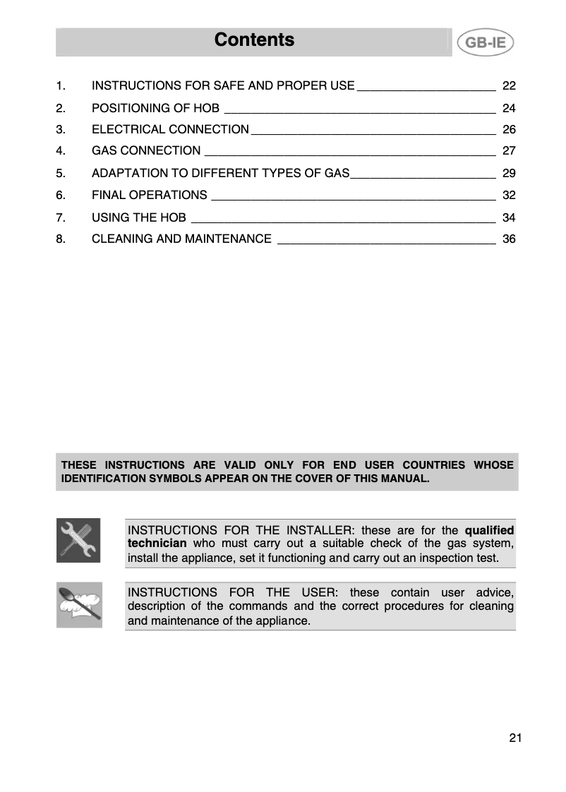 Imagen de la primera página del manual del dispositivo SE70SXBE1