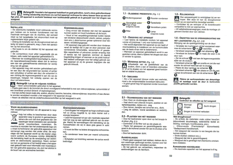 Page n°1 - Manuel utilisateur Fagor SFE-920CE
