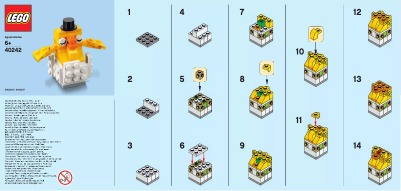 Page 1 of the manual User Manual Lego Chicken 40242