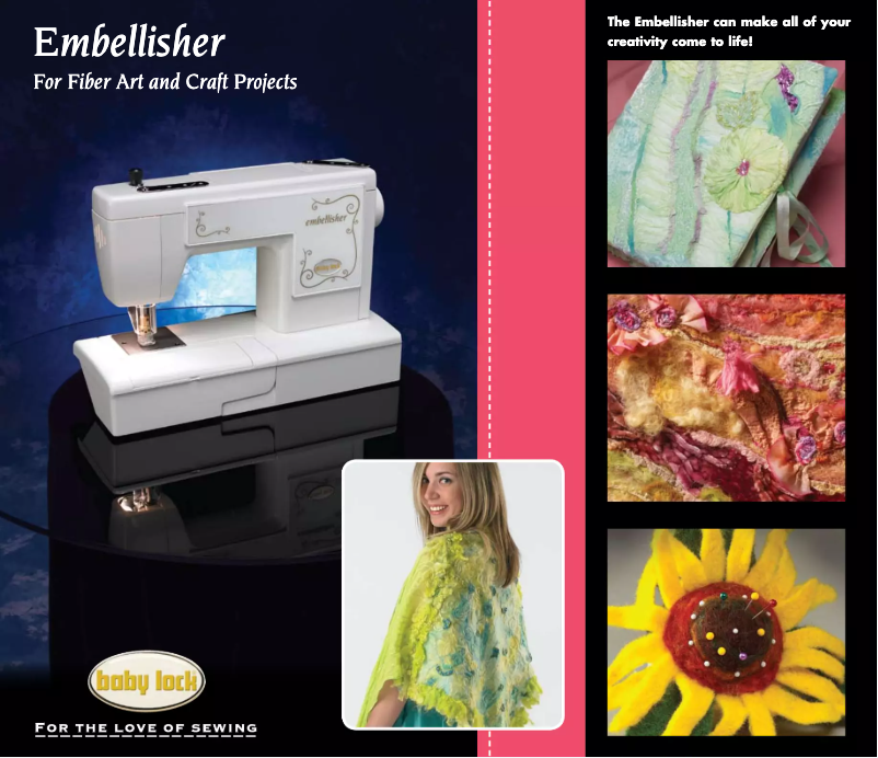 Image de la première page du manuel de l'appareil Embellisher