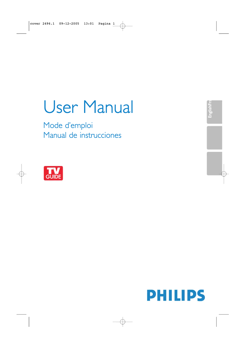 Page n°1 - Manuel utilisateur Philips 42PF9830A