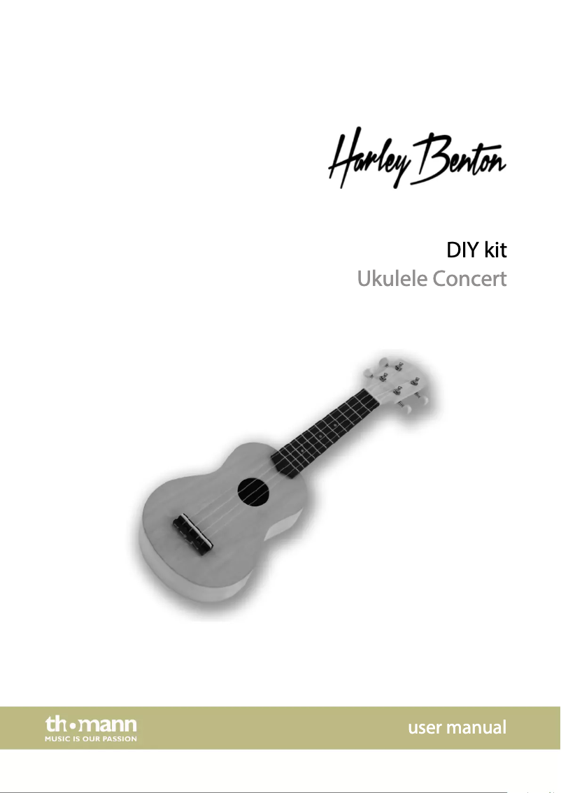 Page n°1 - Manuel utilisateur Harley Benton DIY-Kit