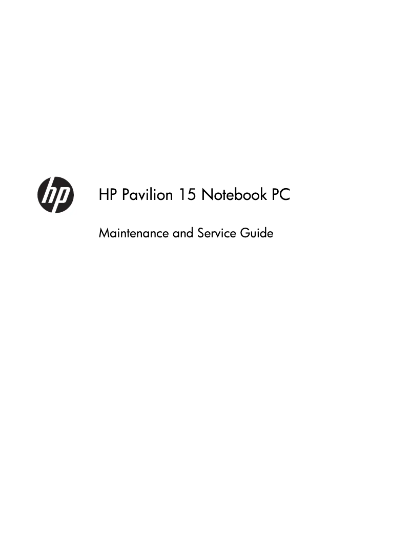Page n°1 - Manuel utilisateur HP ENVY 17-ce0907nd