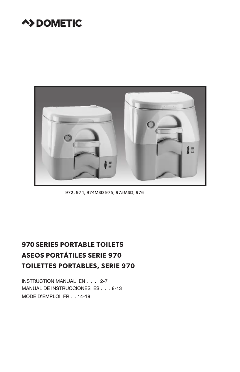 Page 1 de la notice Guide d'installation Dometic 975