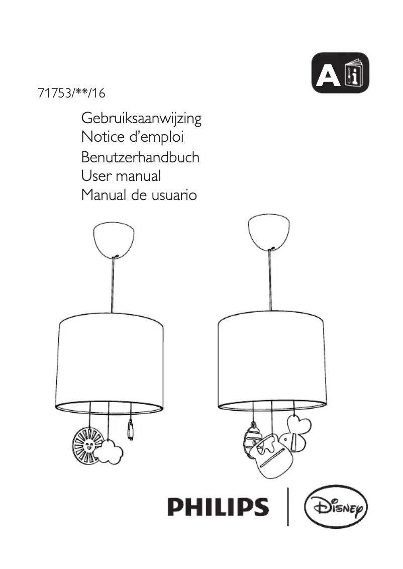 Page 1 de la notice Manuel utilisateur Philips Disney 71753/30/16