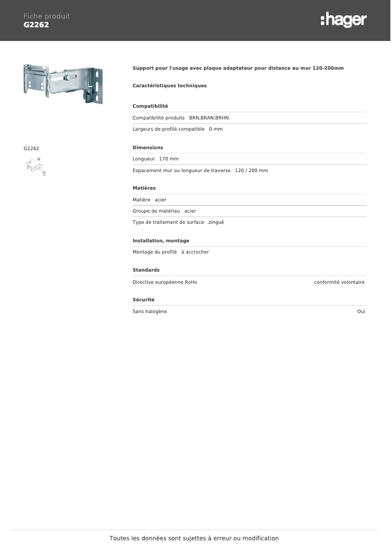 Image de la première page du manuel de l'appareil G2262