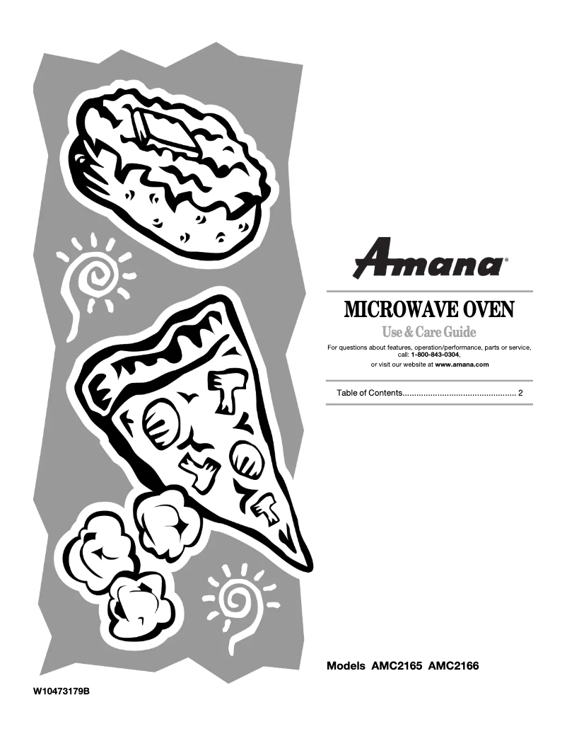 Image de la première page du manuel de l'appareil AMC2165A