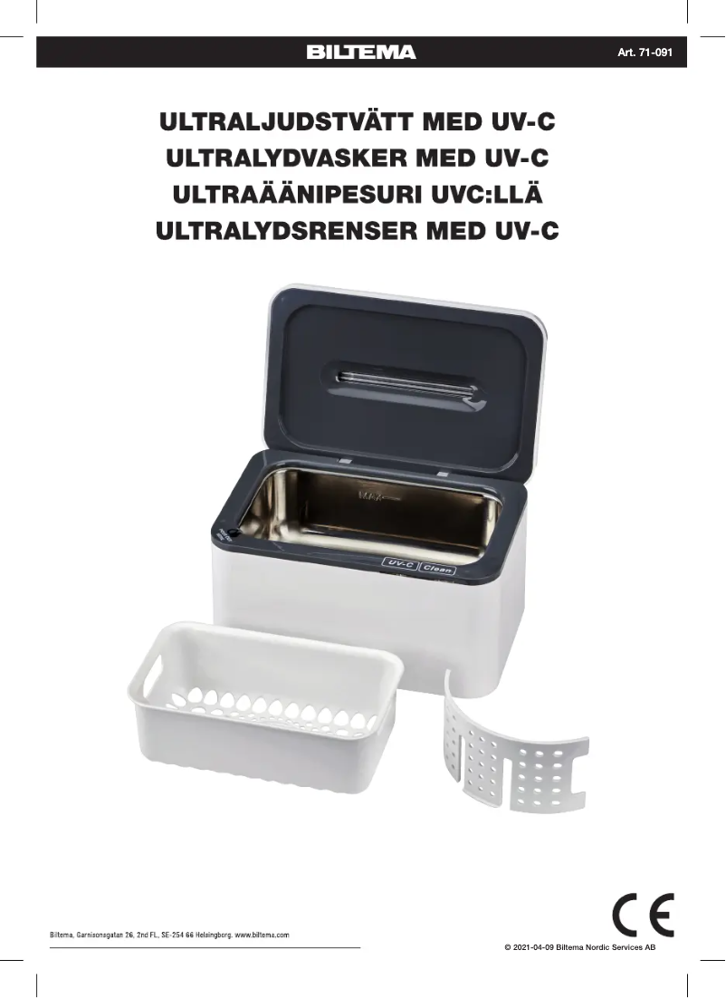 Página 1 del manual Manual de usuario Biltema 71-091