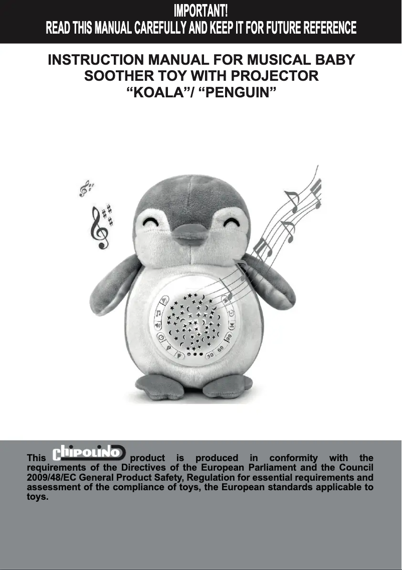 Image de la première page du manuel de l'appareil Penguin