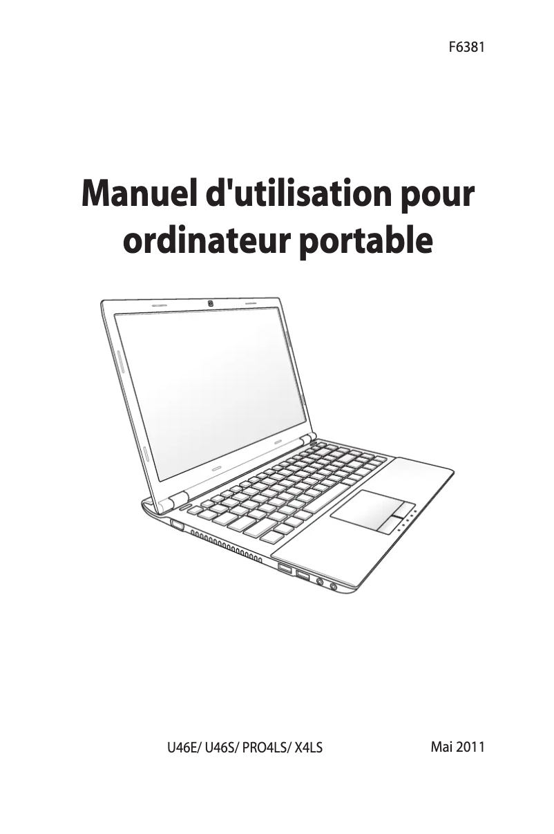 Page n°1 - Manuel utilisateur Asus U46SM