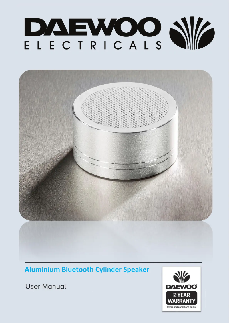 Page 1 de la notice Manuel utilisateur Daewoo AVS1343