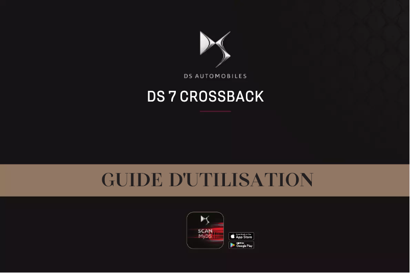 Page 1 de la notice Manuel utilisateur DS 7 Crossback (2019)