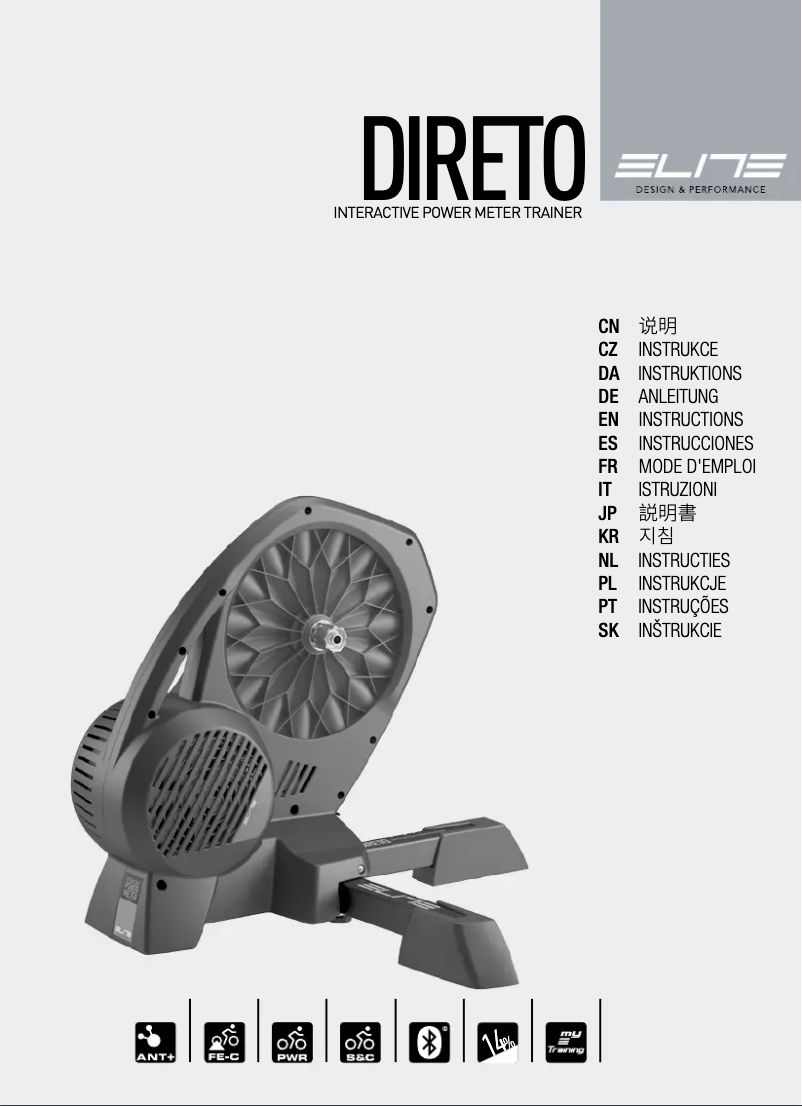 Image de la première page du manuel de l'appareil Direto
