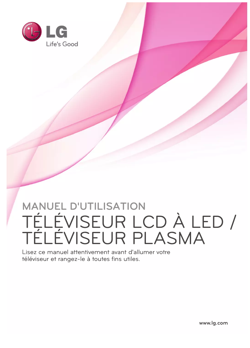Image de la première page du manuel de l'appareil 47LW9800