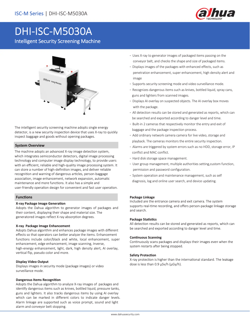 Image de la première page du manuel de l'appareil ISC-M5030A