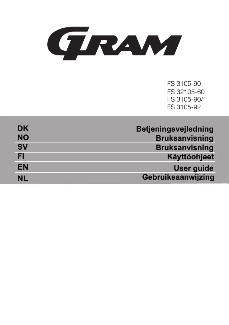 Imagen de la primera página del manual del dispositivo FS 3105-92