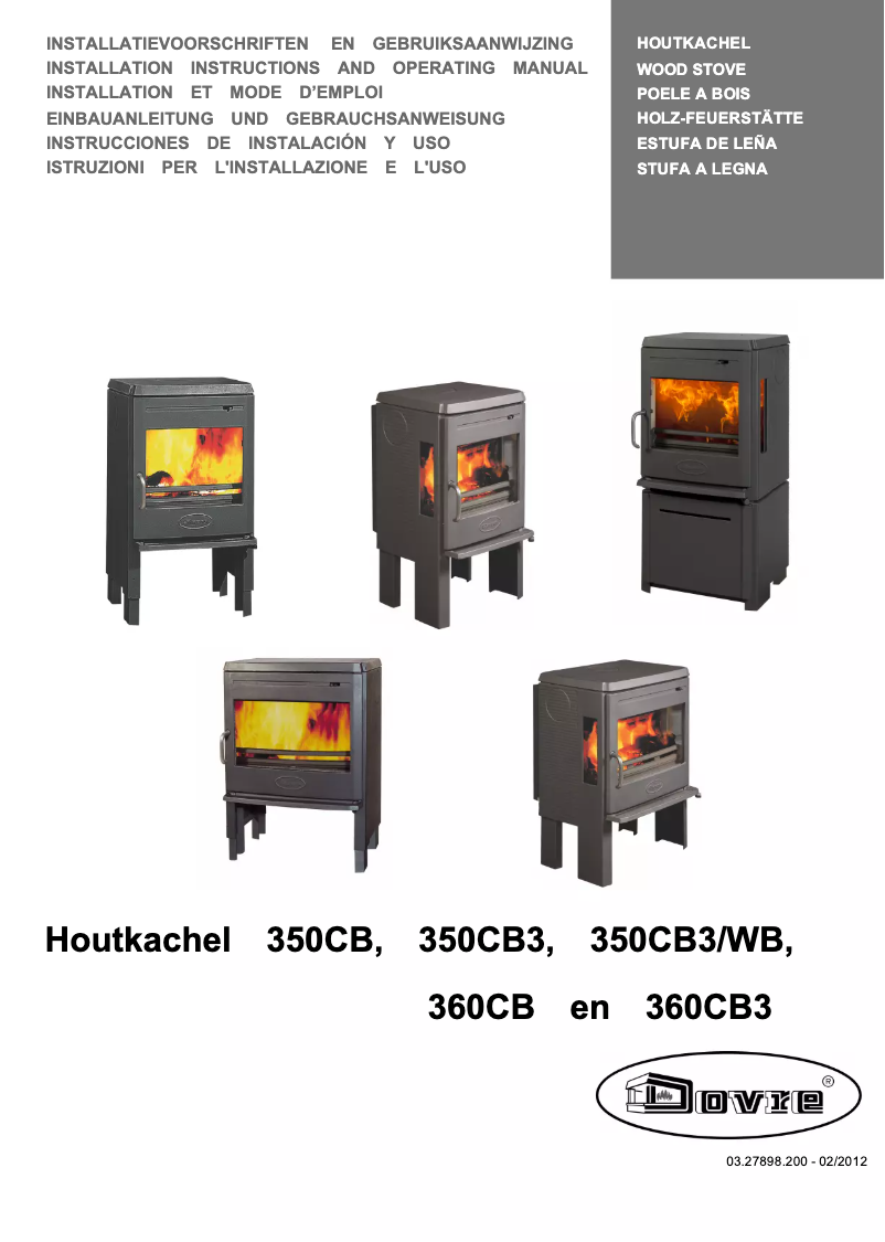 Page 1 de la notice Manuel utilisateur Dovre 350CB3