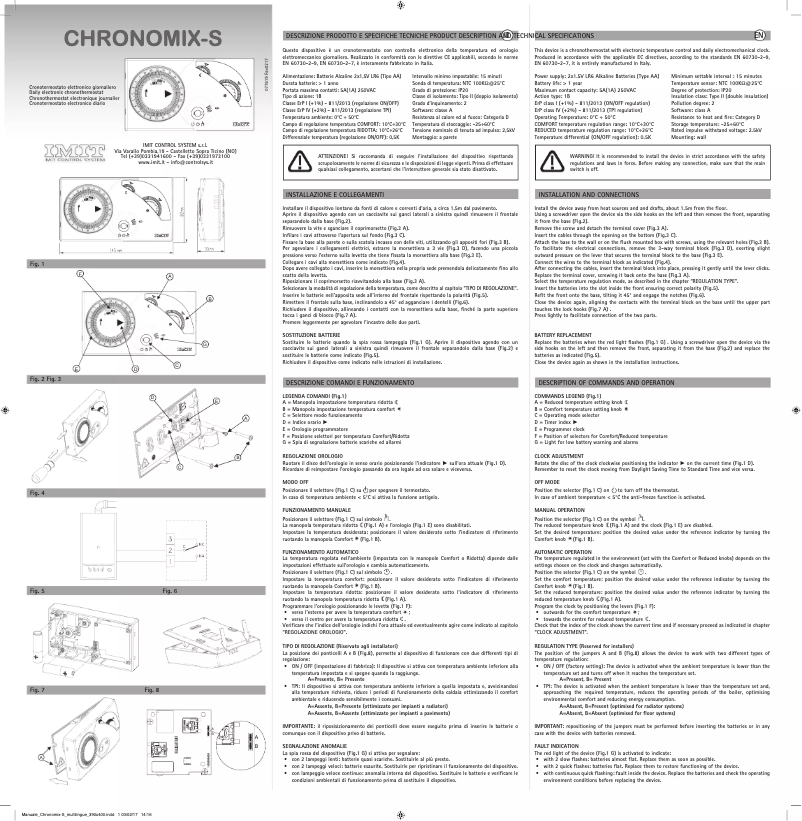 Página 1 del manual Manual de usuario IMIT Chronomix-S 578180