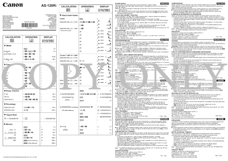 Imagen de la primera página del manual del dispositivo AS-120Ri-SL