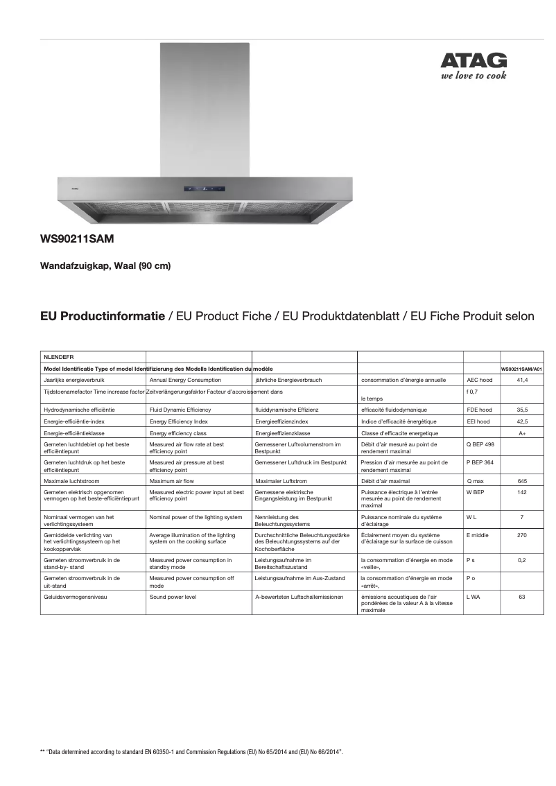 Image de la première page du manuel de l'appareil WS90211SAM