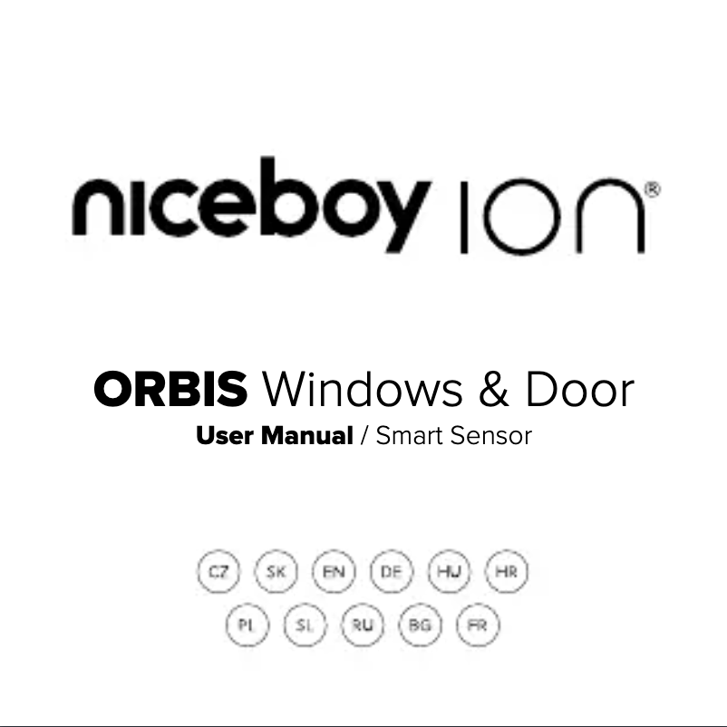Página 1 del manual Manual de usuario Niceboy ION ORBIS Windows & Door Sensor