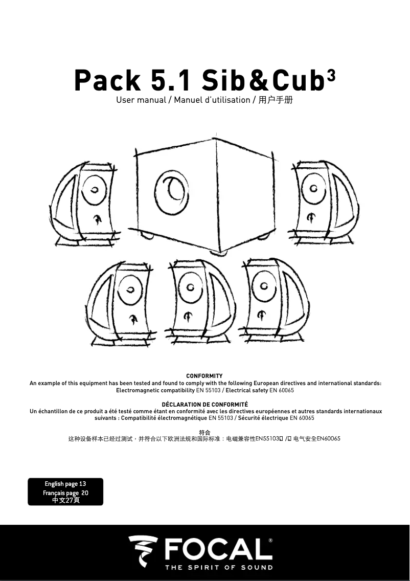 Image de la première page du manuel de l'appareil Cub 3