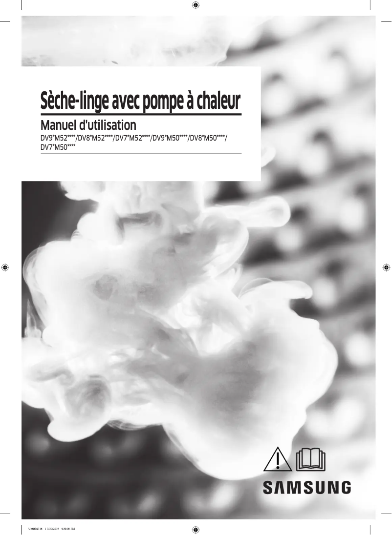 Image de la première page du manuel de l'appareil DV90M52001W