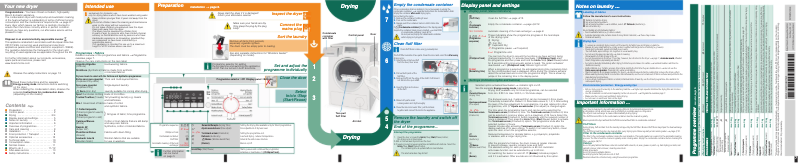 Page 1 de la notice Manuel utilisateur Bosch WTW85230EE