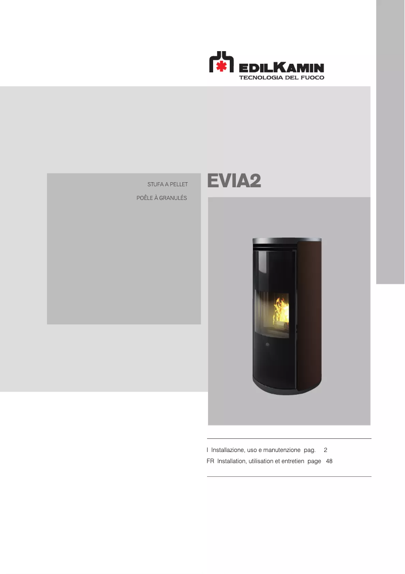 Página 1 del manual Manual de usuario Edilkamin EVIA2