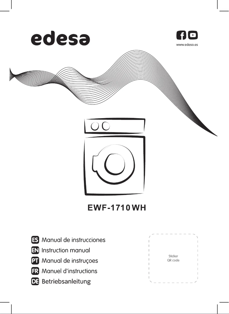 Page n°1 - Manuel utilisateur Edesa EWF-1710 WH