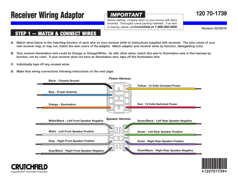 Page n°1 - Manuel utilisateur Metra 70-1739