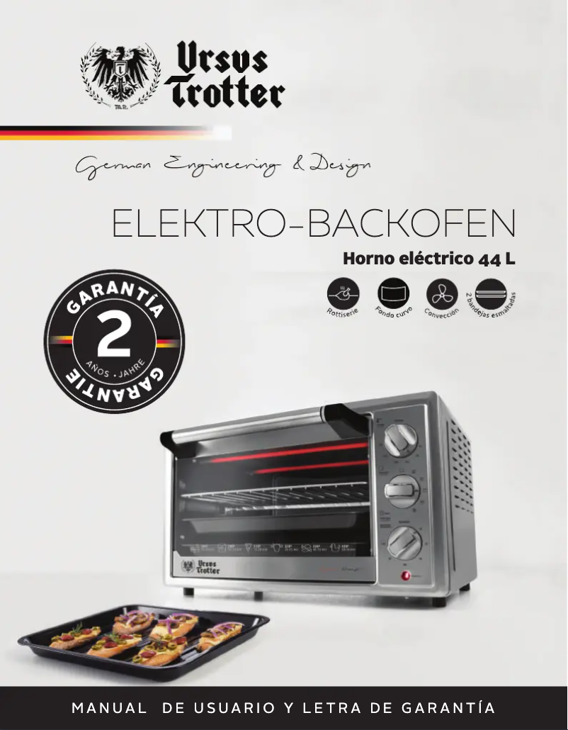 Page 1 de la notice Manuel utilisateur Ursus Trotter UT-BACKOFEN 38