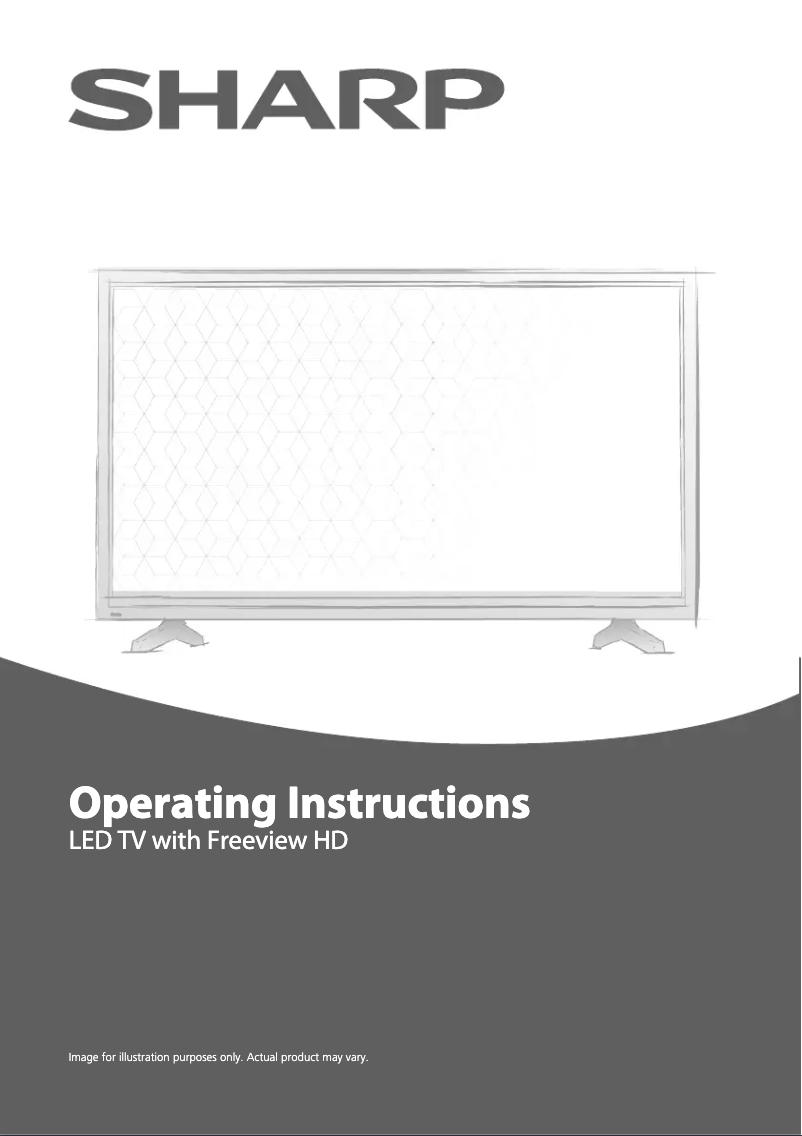 Page 1 de la notice Manuel utilisateur Sharp LC-32HI3221KW