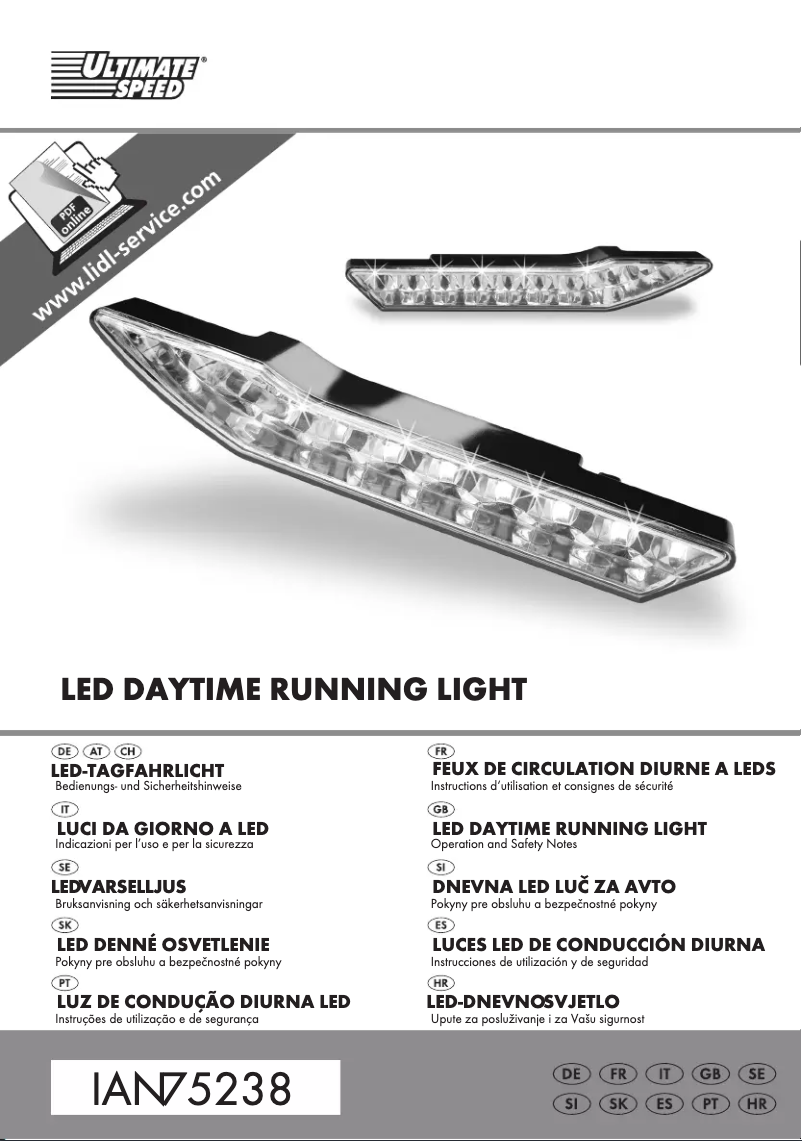 Page n°1 - Manuel utilisateur Ultimate Speed IAN 75238