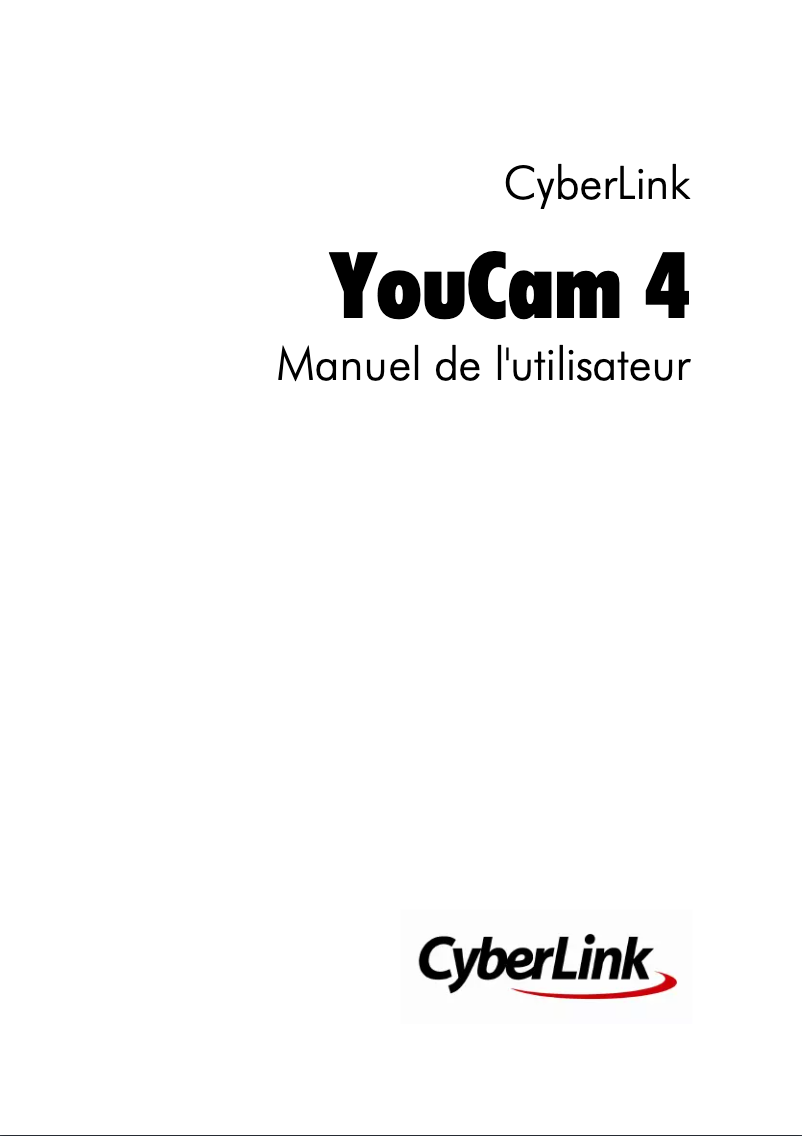 Page n°1 - Manuel utilisateur Cyberlink YouCam 4
