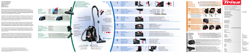 Page 1 de la notice Manuel utilisateur Trisa Comfort Clean T9142