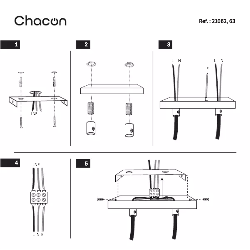 Page 1 de la notice Manuel utilisateur Chacon 21062