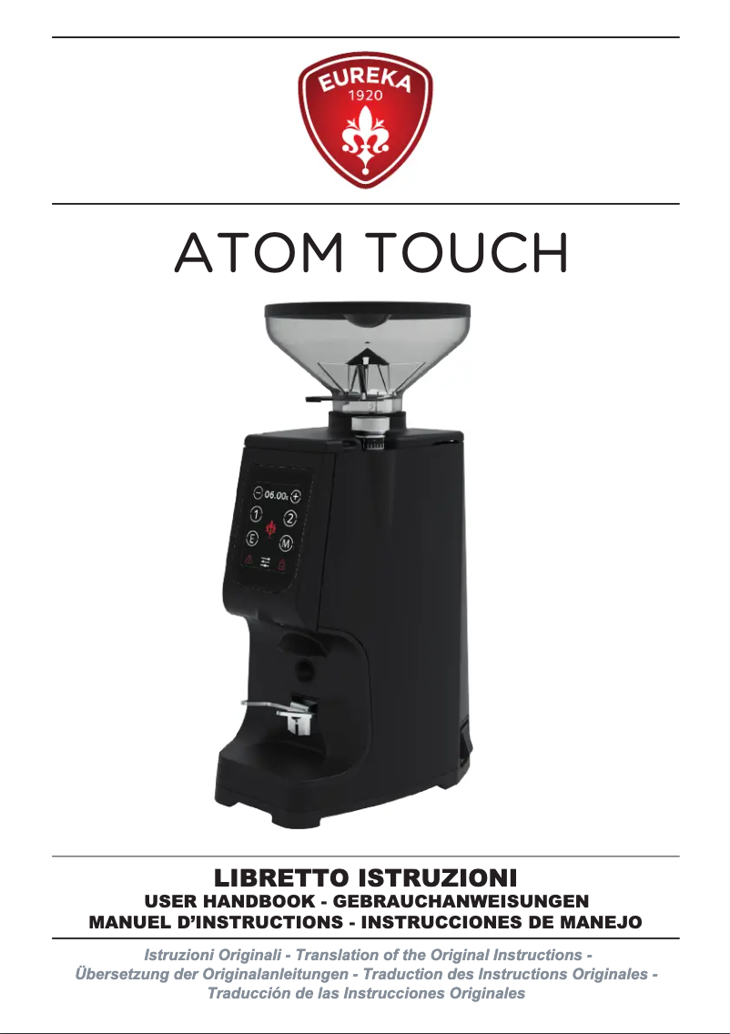 Image de la première page du manuel de l'appareil Atom Touch 65