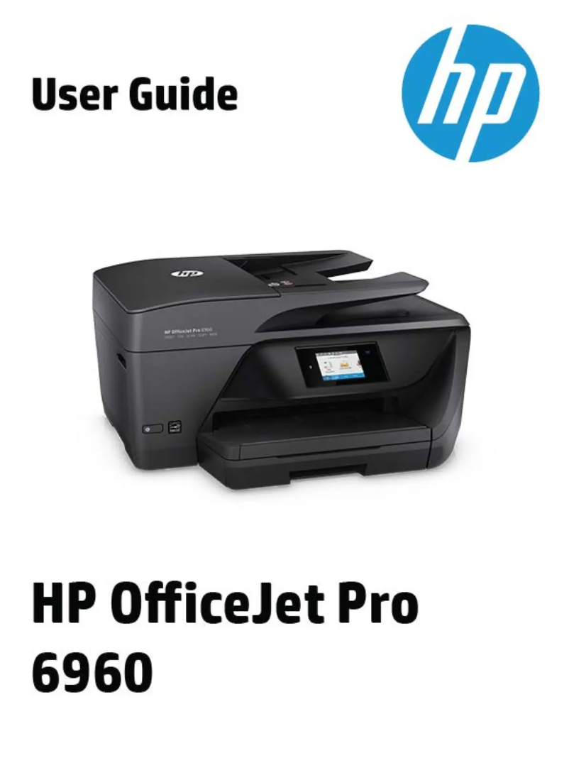 Image de la première page du manuel de l'appareil Officejet Pro 6968