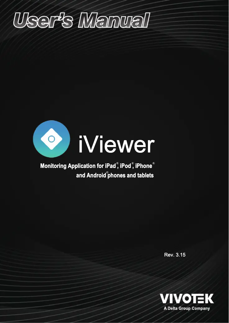 Imagen de la primera página del manual del dispositivo iViewer