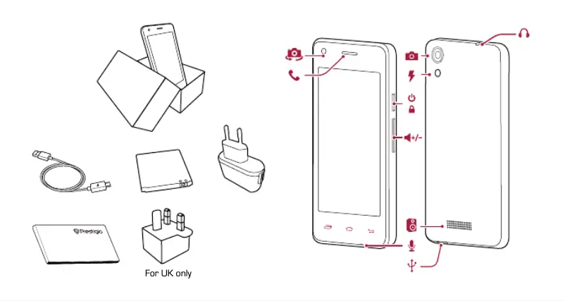 Page n°1 - Guide de démarrage rapide Prestigio MultiPhone 5454 DUO
